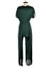 Zara Solid Green Jumpsuit Size XS - photo 2