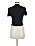 Shein Black Short Sleeve Turtleneck Size 6 - photo 2
