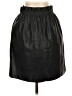 Dex Solid Black Faux Leather Skirt Size S - photo 1