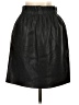 Dex Solid Black Faux Leather Skirt Size S - photo 2