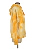 WSLY Tie-dye Yellow Pullover Hoodie Size S - photo 4