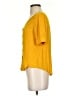 Maeve by Anthropologie 100% Rayon Yellow Short Sleeve Blouse Size 2 - photo 5