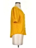 Maeve by Anthropologie 100% Rayon Yellow Short Sleeve Blouse Size 2 - photo 4