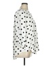 Torrid 100% Rayon Polka Dots Ivory 3/4 Sleeve Blouse Size 1X Plus (1) - photo 4