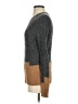 Madewell Color Block Gray Pullover Sweater Size S - photo 5