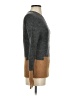 Madewell Color Block Gray Pullover Sweater Size S - photo 4