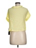Pinko Yellow Short Sleeve Blouse Size EU (IT) 44 / US 8 - photo 2