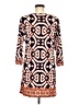 Laundry by Design Print Orange Casual Dress Size 6 - photo 2