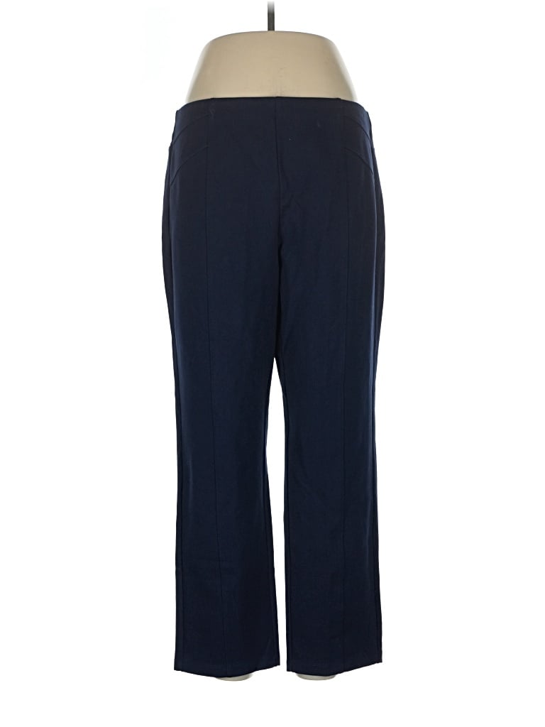 Pre-owned Susan Graver Dress Pants In Blue