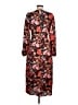 Vero Moda 100% Polyester Floral Red Casual Dress Size M - photo 2