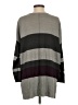 Alya Stripes Gray Pullover Sweater Size S - photo 2