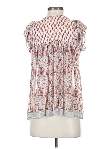 Ulla Johnson Short Sleeve Silk Top (view 2)