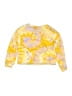 Self Esteem 100% Polyester Tropical Yellow Sweatshirt Size 7 - photo 2