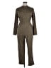 Elevenses Stars Gold Green Jumpsuit Size 3X - photo 1