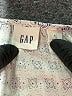 Gap 100% Rayon Gray Long Sleeve Blouse Size L - photo 7