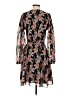 Assorted Brands 100% Polyester Floral Black Cocktail Dress Size S - photo 2