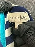 Maison Jules Stripes Blue Casual Dress Size S - photo 7