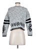 LINE Chevron-herringbone Gray Wool Pullover Sweater Size XS - photo 2