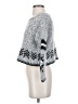 LINE Chevron-herringbone Gray Wool Pullover Sweater Size XS - photo 5