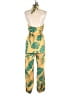 Shein 100% Polyester Tropical Yellow Jumpsuit Size 4 - photo 2