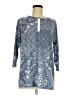 Honeyme Blue 3/4 Sleeve Top Size M - photo 1