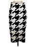 Chicwish 100% Acrylic Houndstooth Gray Formal Skirt Size S (estimated) - photo 1