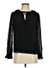 Rebecca Taylor Black Long Sleeve Blouse Size 2 - photo 1