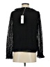 Rebecca Taylor Black Long Sleeve Blouse Size 2 - photo 2