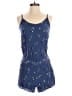 Splendid 100% Rayon Stars Blue Romper Size S - photo 1