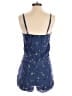 Splendid 100% Rayon Stars Blue Romper Size S - photo 2