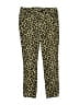 Cherokee Animal Print Gold Casual Pants Size 6 - photo 1