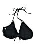 Curvy Beach Solid Black Swimsuit Top Size 4 - photo 2
