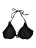 Curvy Beach Solid Black Swimsuit Top Size 4 - photo 1