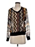 Missoni For Target 100% Polyester Brown Long Sleeve Blouse Size XS - photo 1