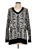 Apt. 9 Paisley Black Pullover Sweater Size L - photo 1
