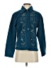 Erika 100% Polyester Teal Long Sleeve Blouse Size S (petite) - photo 1