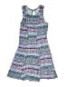 Mudd Print Purple Blue Dress Size S (kids) - photo 1