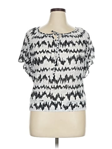 AB Studio Short Sleeve Blouse (view 1)