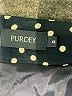 Purdey 100% Viscose Polka Dots Black Blue Casual Skirt Size EU 44 / US 14 - photo 3