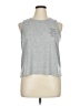 Active by Old Navy Silver Gray Sleeveless T-Shirt Size XL - photo 1
