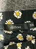 Millau 100% Rayon Floral Black Shorts Size XS - photo 3