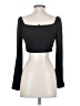 Shein Black Long Sleeve Top Size 4 - photo 2