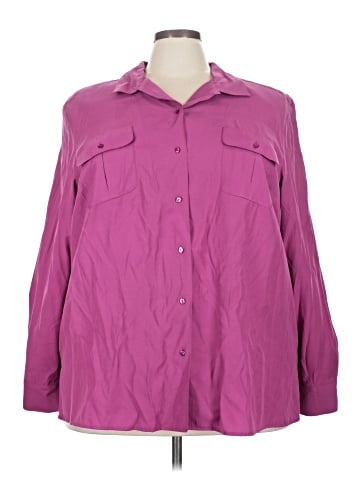 Karen Scott 3/4 Sleeve Button-Down Shirt (view 1)