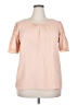 Ann Taylor Pink Short Sleeve Blouse Size XXL - photo 1