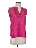 J.Crew 100% Silk Pink Short Sleeve Silk Top Size 0 - photo 1