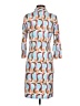 J. McLaughlin Print Blue Casual Dress Size S - photo 2