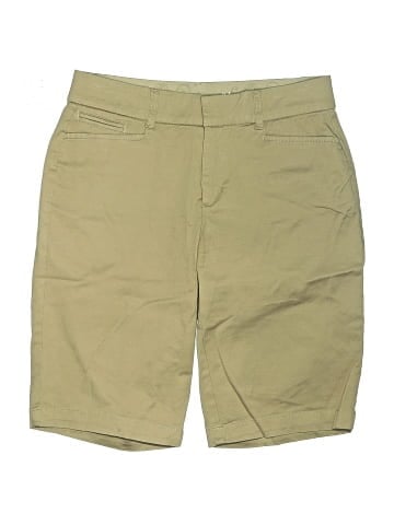 JM Collection Khaki Shorts (view 1)
