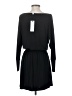 Veronica M. Solid Black Casual Dress Size S - photo 2
