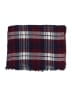 Unbranded Plaid Burgundy Scarf One size - photo 2