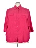 Maggie Barnes 100% Polyester Solid Pink 3/4 Sleeve Blouse Size 24 - photo 1